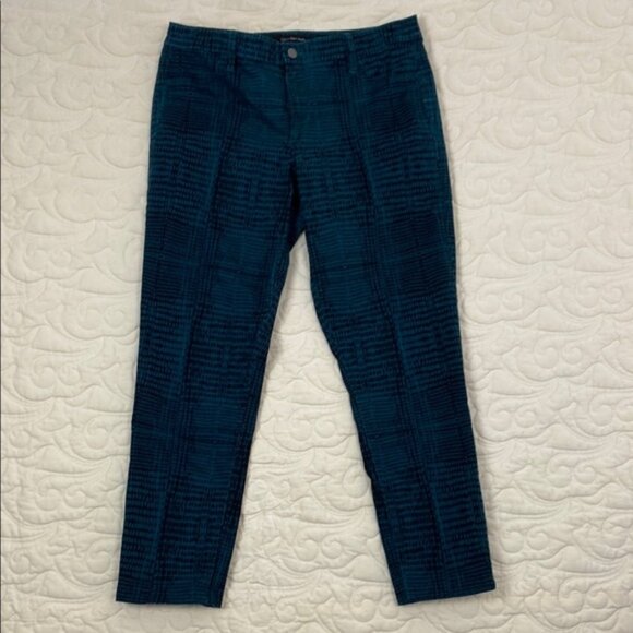 Calvin Klein Jeans Teal and Black Sz 16 Slightly Tapered Leg - Picture 1 of 10